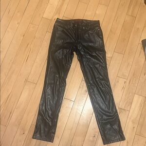 TRIPP NYC Black Faux Leather Pants